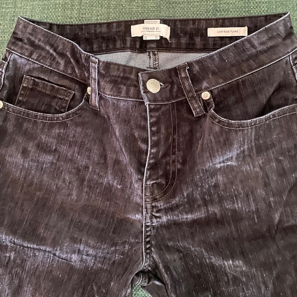 Forever 21 Velour Low Rise Flares - Picture 4 of 4